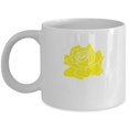 thumbnail image 1 of Floral Print 11 oz Coffee Mug - Gifts With Roses White Ceramic, 1 of 4