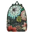 thumbnail image 1 of Floral Print College Campus Backpack for School Students, Large Capacity Bookbag with Laptop Sleeve, Sunflower Flowers Design Everyday Backpack for Commuting Work Travel, Gift for Teens Adults, 1 of 5