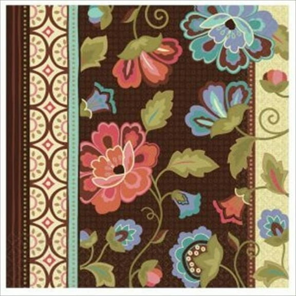 Floral Print 'Elegant Jacquard' Small Napkins (16ct)