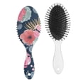 thumbnail image 1 of Floral Print Hair Brush, Botanical Garden Style Detangler with Artistic Watercolor Flower Pattern, 1 of 5