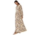 thumbnail image 1 of Floral Print Long Sleeve Viscose Maxi Dress, 1 of 6