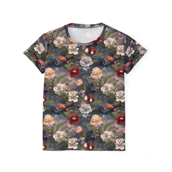 Floral Print Shirt, Shirt with Flowers