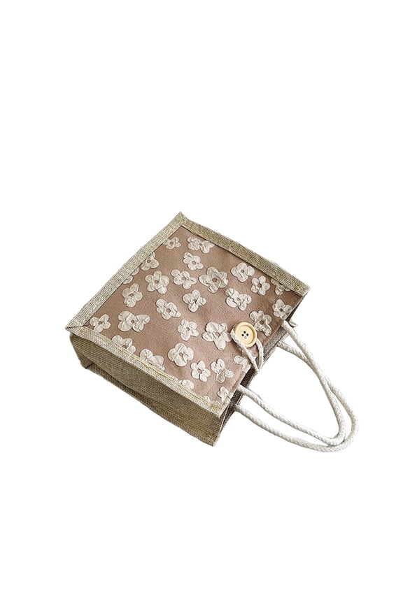 Floral Print Shoulder Bag | Adjustable Strap Multipurpose Crossbody Purse | Lightweight Tote Handbag for Casual Outing Shopping | Small Messenger Bag