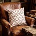 thumbnail image 1 of Floral Print Throw Pillow Cover, Decorative Square Cushion Case For Sofa Couch Bedroom Living Room Home Decor, Single Sided Floral Accent Pillowcase, 1 of 6