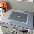 thumbnail image 1 of Floral Print Washing Machine Mat for Top Load Washer and Dryer –Non-Slip, Absorbent, Quick-Dry Refrigerator Dust Cover Pad–Decorative Kitchen Protector Mat 24''x20'', 1 of 8