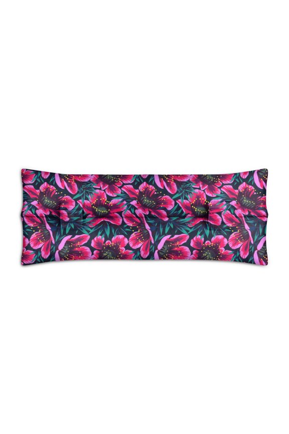 Floral Print Watercolor Seatbelt Pillow - Post Surgery Recovery Cushion for Chest Protection