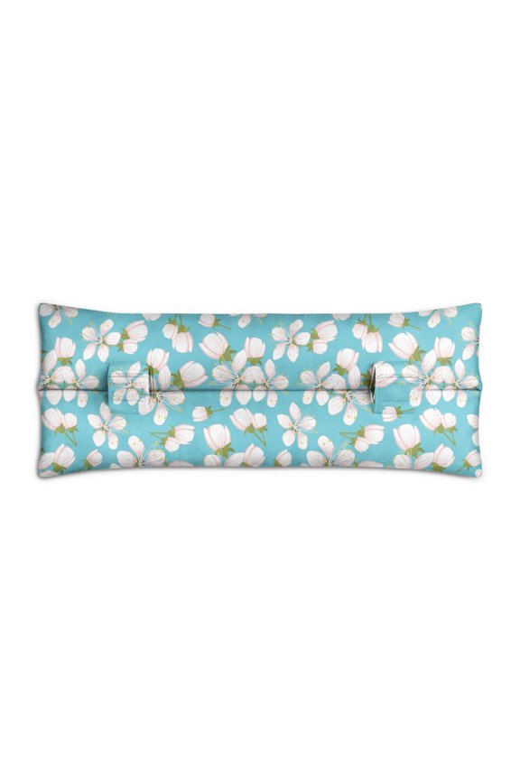 Floral Print Watercolor Seatbelt Pillow - Post Surgery Recovery Cushion for Chest Protection