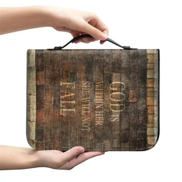 Vintage Floral Womens Bible Cover Leather Bible Case For Women Girls