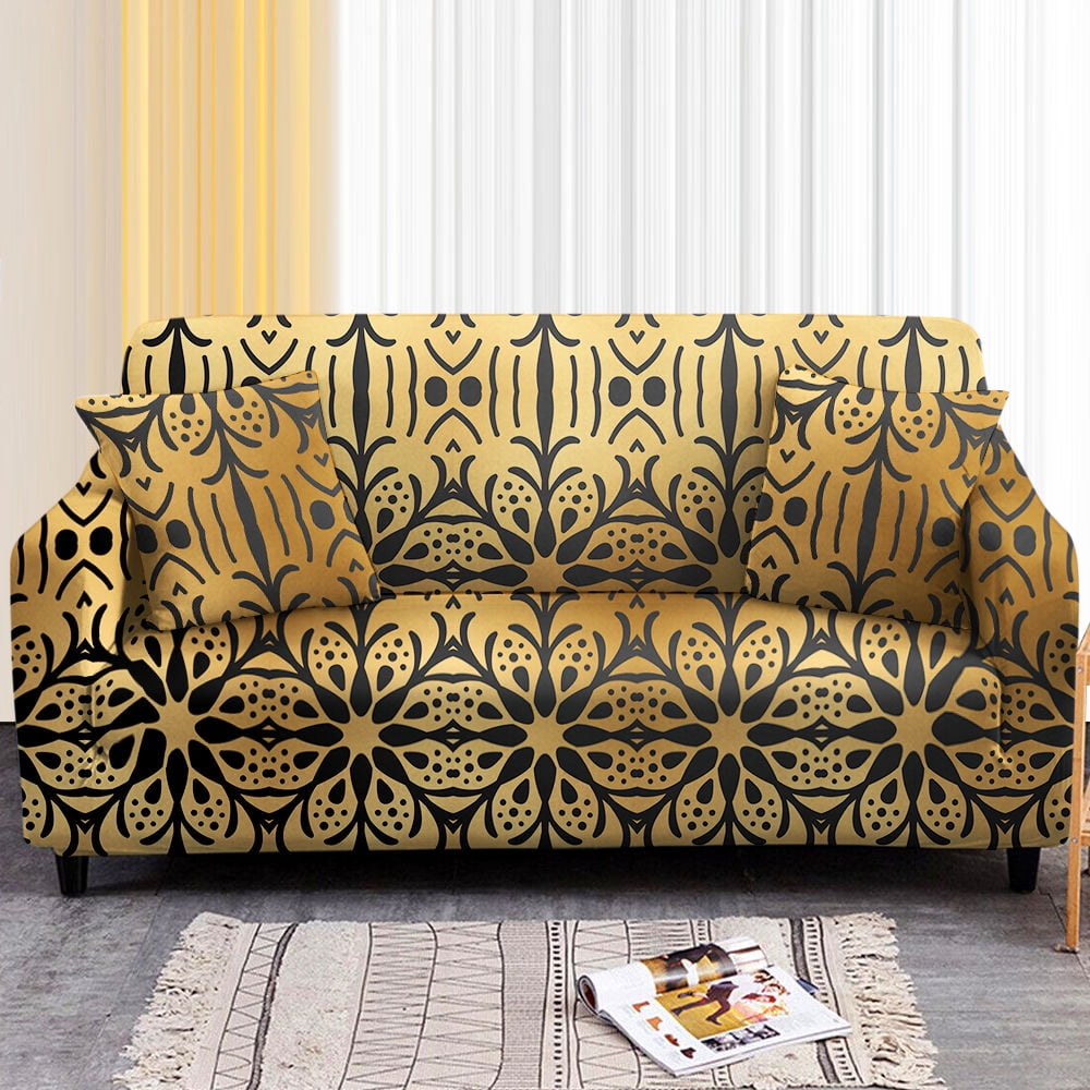 Floral Printed Elastic Sofa Covers for Living Room Mandala Plaid Couch