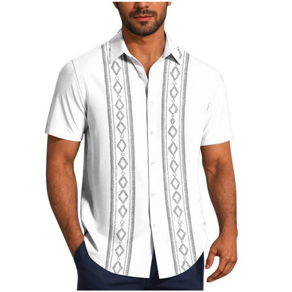 Floral Printed Polo Shirts For Mens Ultra Soft Front Button Lapel Shirts Athletic Stretch Quick Dry Tunics Blouses Comfort Casual Tee Shirts Short Sleeve Tops Gym Traning Track Joggers Blouses
