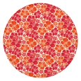 thumbnail image 1 of Floral Printed Round Tablecloth with Elastic Hem, Water-Resistant Polyester Fabric Fits 44-52 Inch Diameter Tables for Dining or Patio, Extra Large, 1 of 6