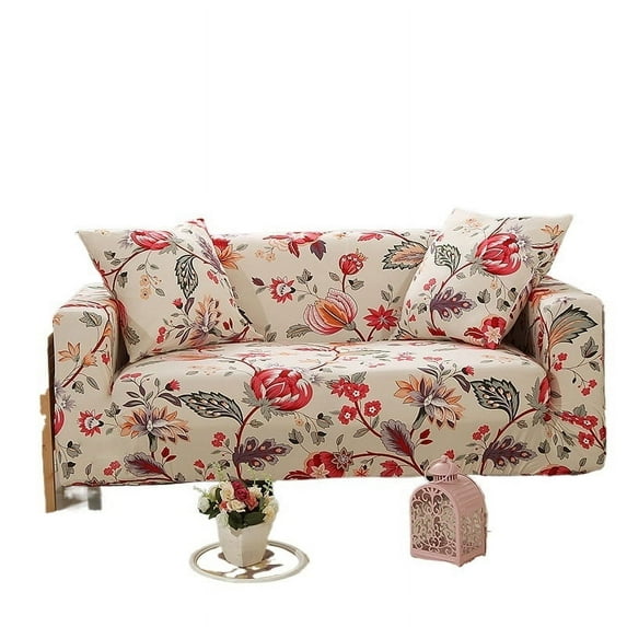 Floral Printed Sofa Covers For Living Room Elastic Stretch Slipcover Sectional Corner Sofa Covers 1/2/3/4-seater