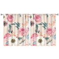 thumbnail image 1 of Floral Privacy Curtains 52x63 Inch Rod Pocket Blackout Drapes 2 Panels for Bedroom and Comfortable Shade, 1 of 2