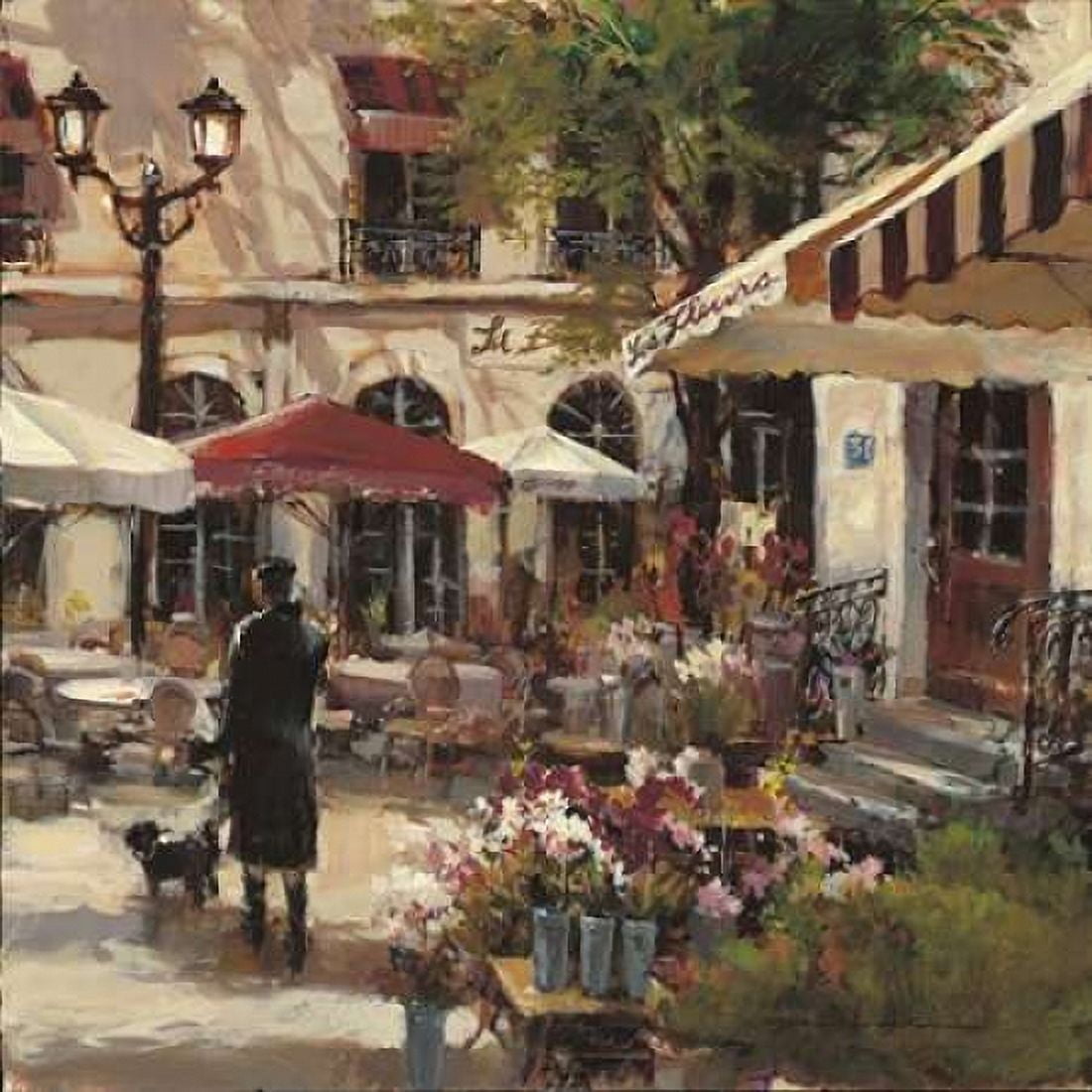 Floral Promenade Canvas Art - Brent Heighton (24 x 24)
