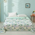 thumbnail image 1 of Floral Quilts Dandelion Bedspread King Size Lightweight Summer Flower Bedding Garden Botanical Coverlet Soft Rustic Blanket Cabin Home Decor, 1 of 4