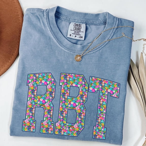 Floral RBT Shirt for Behavior Technician TShirt Flower ABA Therapist Appreciation Gift for