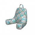 thumbnail image 1 of Floral Reading Pillow Cover, Art of Dotted Art Soft Toned Rose Flowers Illustration Hand Drawn Inspired, Unstuffed Printed Bed Rest Case from Soft Fabric, Small, Multicolor, by Ambesonne, 1 of 4