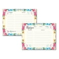 thumbnail image 1 of Floral Recipe Cards, Flower Recipe Cards, Floral Index Cards, Double Sided Recipe Notecards, 1 of 3