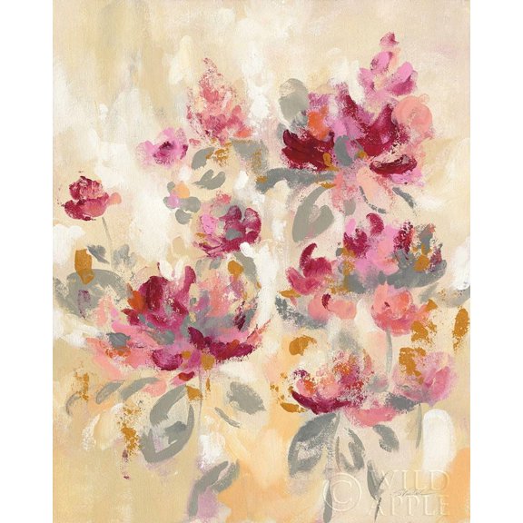 Floral Reflections Ii Poster Print by Silvia Vassileva