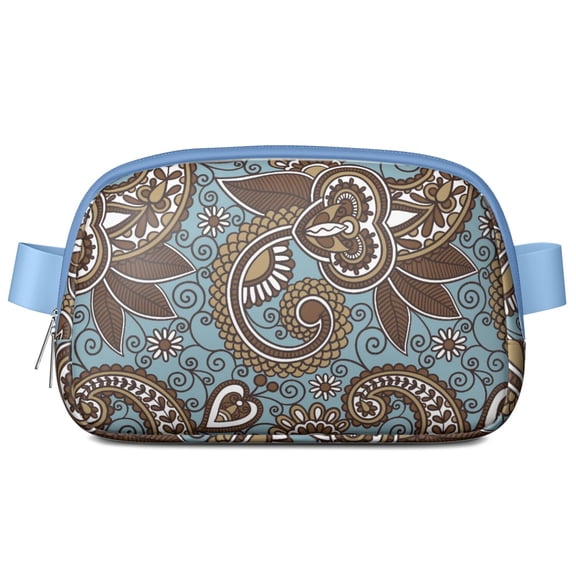 Floral Retro Belt Bag – Paisley Fanny Pack with Ethnic Pattern and Chic Boho Aesthetic for Women