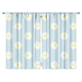 thumbnail image 1 of Floral Room Darkening Curtains, 84 Inch Long Drapes for Bedroom, Rod Pocket Design, Soft Polyester 2 Panel Curtains 52x84 Inch, 1 of 2