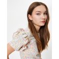 thumbnail image 1 of Floral Ruffle T-Shirt, 1 of 1