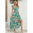 thumbnail image 1 of Floral Ruffle Tiered Maxi Dress, 1 of 7