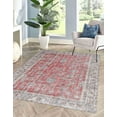 thumbnail image 1 of Floral Rug, Bathroom Rug, Front Door Rugs, Antique Style Rug, Turkish Rug, Wall Hanging Rug, Boho Rug, 3D Printed Rug, Wedding Rug, Red Rug, 2.6'x4' - 80x120 cm, 1 of 8