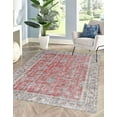 thumbnail image 1 of Floral Rug, Bathroom Rug, Front Door Rugs, Antique Style Rug, Turkish Rug, Wall Hanging Rug, Boho Rug, 3D Printed Rug, Wedding Rug, Red Rug, 3.3'x5' - 100x150 cm, 1 of 8