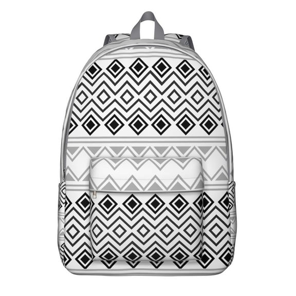Floral Rustic School Backpack for Women – Comfortable Artistic Daypack with Colorful Boho Pattern and Large Storage