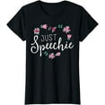 thumbnail image 1 of Floral SLP Shirt For Women Speech Language Pathologist Gift T-Shirt, 1 of 3