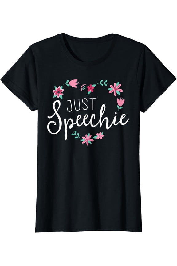 Floral SLP Shirt For Women Speech Language Pathologist Gift T-Shirt
