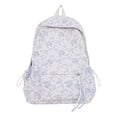 thumbnail image 1 of Floral School Backpack, Aesthetic Bag with Multi-pocket, Durable School Bookbag for College Travel, Style 1, 1 of 10