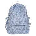 thumbnail image 1 of Floral School Backpack, Lightweight School Bookbag with Drawstring Side Pockets, Portable Laptop Backpack for College Shopping (Style 7), 1 of 9