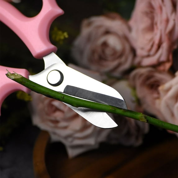 Floral Scissors Stainless Steel Garden Shears Pruning Shears Ergonomic Colorful Gardening Flower Arrangement Tool