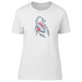 thumbnail image 1 of Floral Scorpio Zodiac Symbol T-Shirt Women -Image by Shutterstock, Female XX-Large, 1 of 2