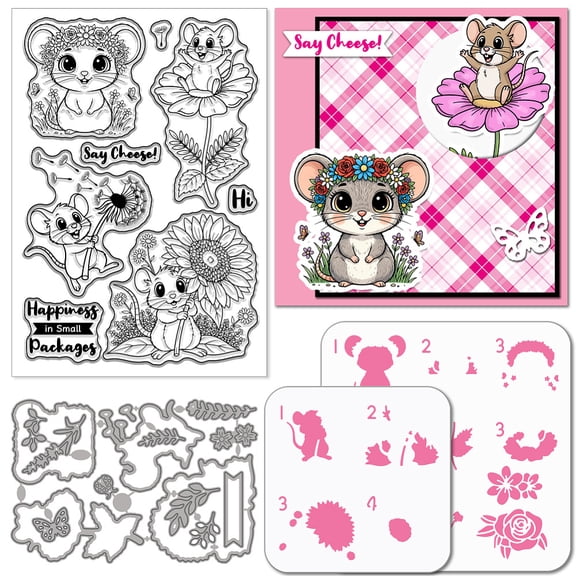 Floral Scrapbooking Tools Includind 1Pc Carbon Steel Cutting Dies Stencils