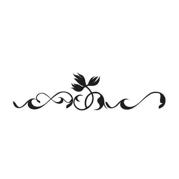 Floral Scroll Embellishments - Large