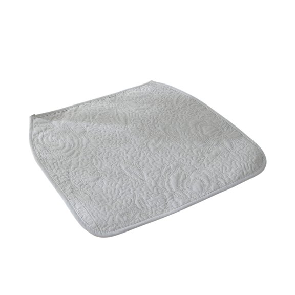 Rose Floral Cushion 16x16in Slip-Resistant Chair Pad Washable Polyester Office Dining Mat Lightweight Horsehoe Design
