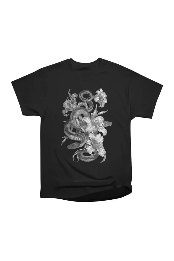 Floral Serenity T-Shirt Tee Gift For Him Merch For Her Apparel For Friend