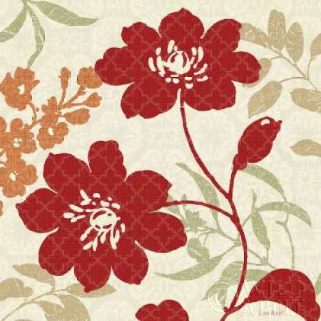 Floral Shadows II Canvas Art - Lisa Audit (24 x 24)