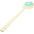 Floral-Shaped Soft Bristle Bath Brush with Long Handle, Exfoliating ...