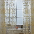 thumbnail image 1 of Floral Sheer Voile Curtain Window Curtain Voile Drapes for Living Room Bedroom Kitchen Home Decor, 1 of 14