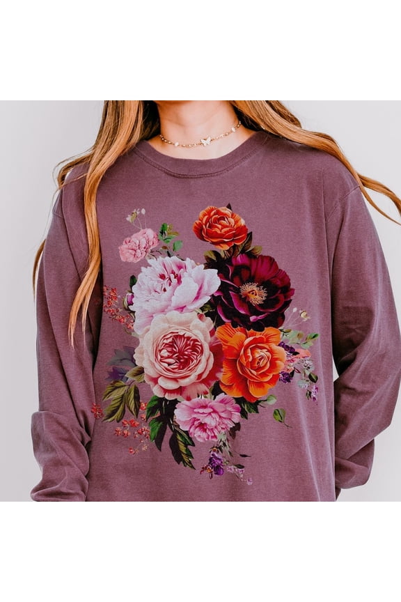 Floral Shirt Boho Cottagecore Tee