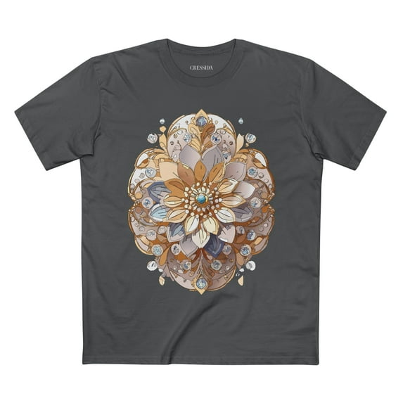 Floral Shirt, Shirt with Flower, Tee Shirt with Antique Flower