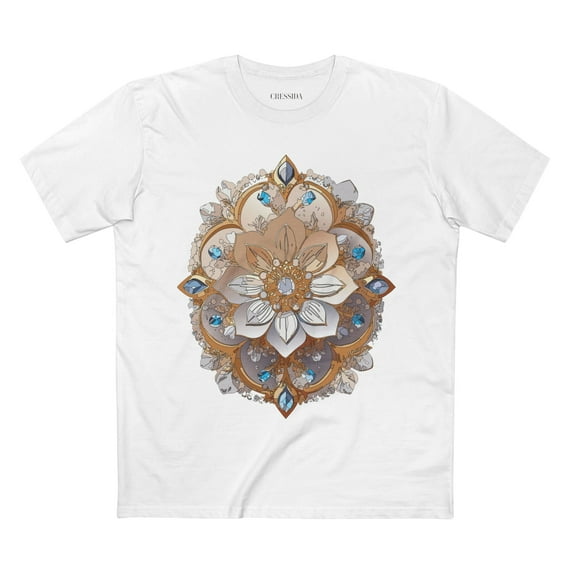 Floral Shirt, Shirt with Flower, Tee Shirt with Antique Flower