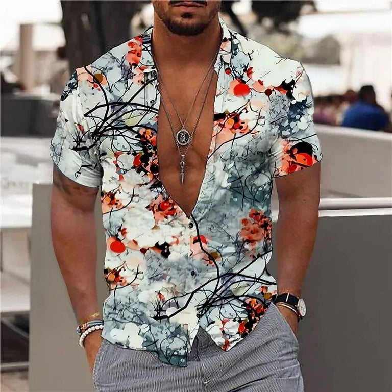 3d flower shirt best sale