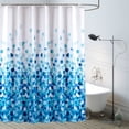 thumbnail image 1 of Floral Shower Curtain Heavy Duty Polyester Fabric Waterproof Shower Curtain Liner 72" x 72", 1 of 10