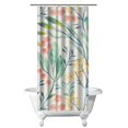 thumbnail image 1 of Floral Shower Curtain Watercolor Botanical Bathroom Decor Rustic Flower Design Fabric Bath Curtain for Tub Country Style Home Accessories with Hooks，36x72in(90x180cm), 1 of 5