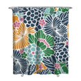 thumbnail image 1 of Floral Shower Curtain Watercolor Botanical Bathroom Decor Rustic Flower Design Fabric Bath Curtain for Tub Country Style Home Accessories with Hooks，72x84in(180*210cm), 1 of 5